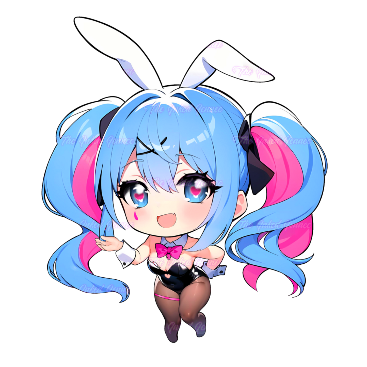 CHIBI MIKU RABBIT HOLE STICKER