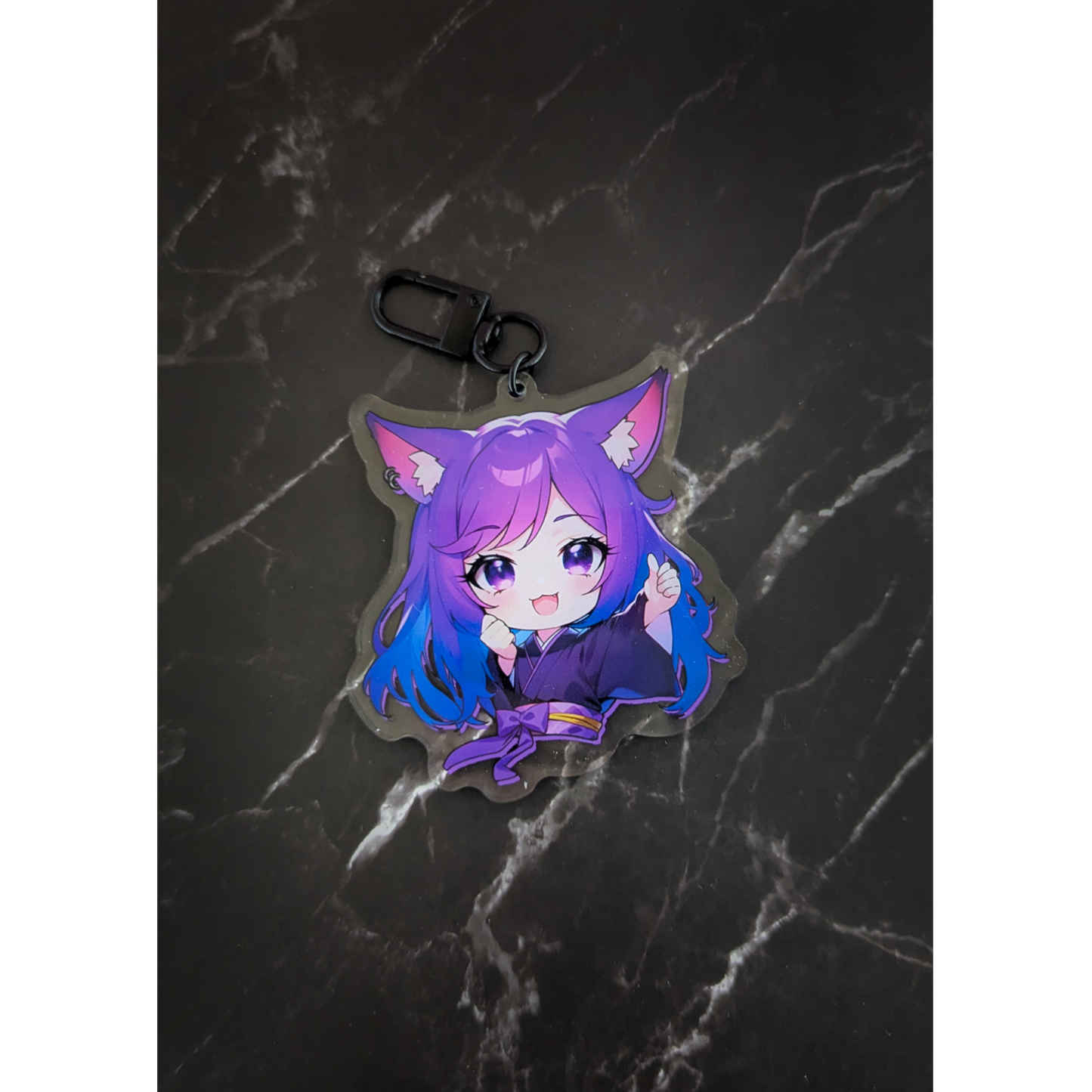 CHIBI FENNECO THUMBS UP KEYCHAIN