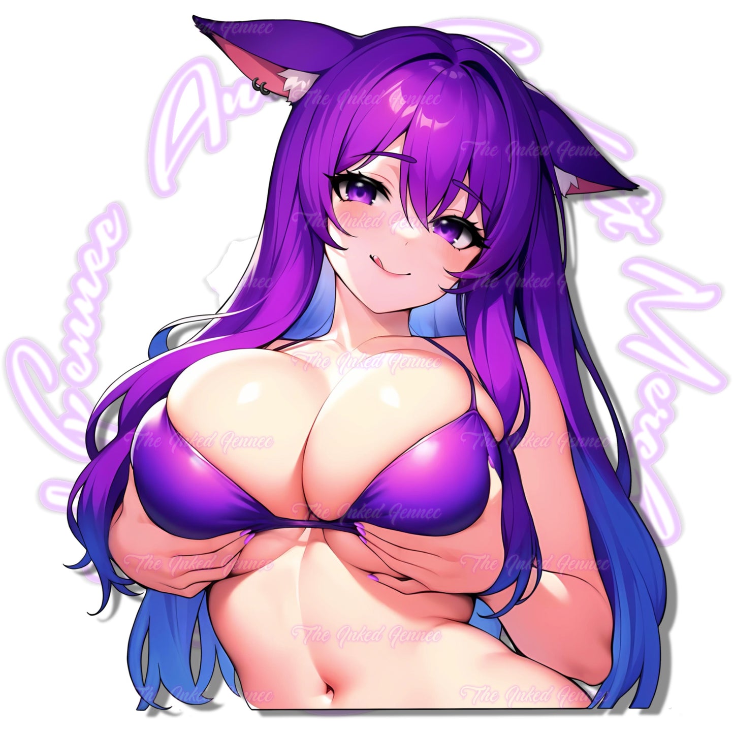 FENNECO BOOBIE-PEEKER STICKER