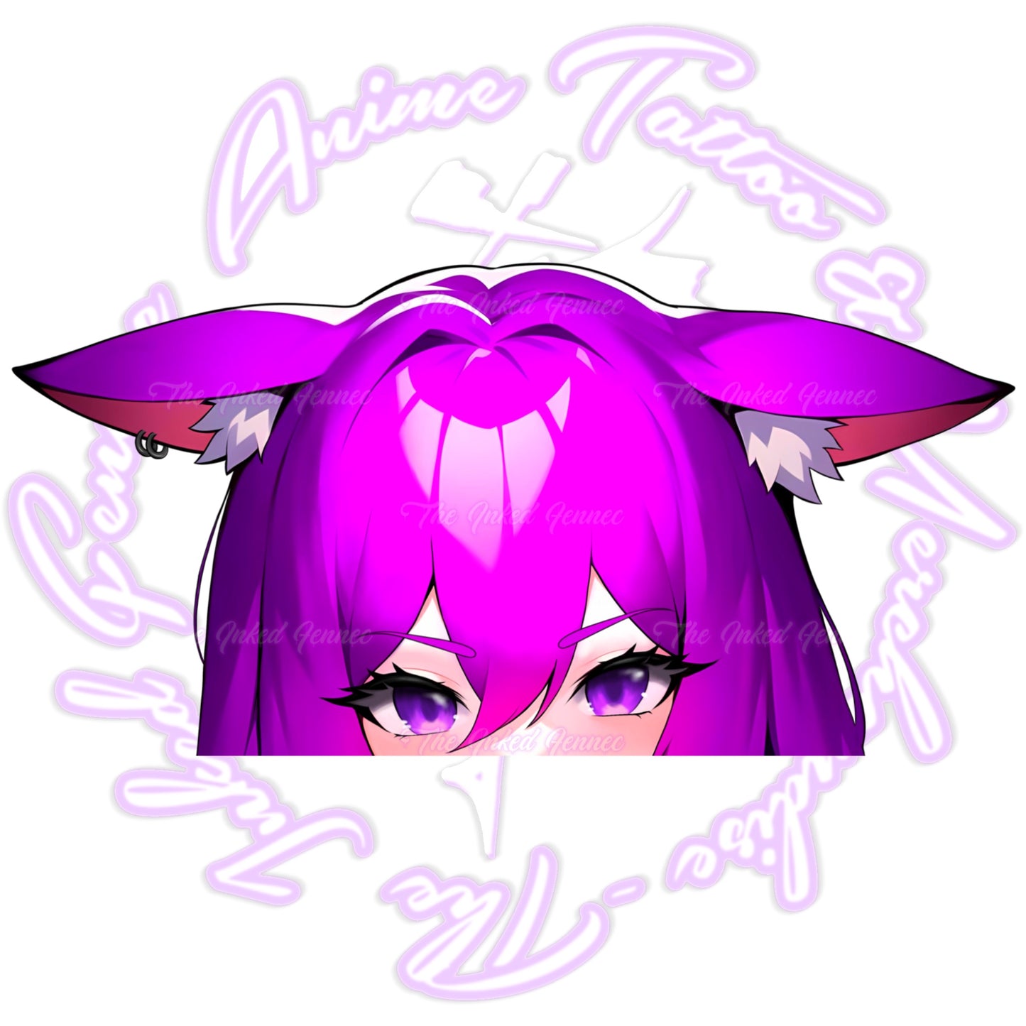 FENNECO CHEEKY PEEKER STICKER