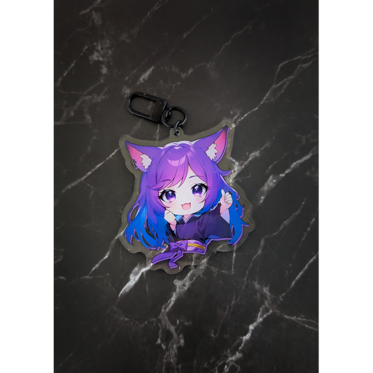 CHIBI FENNECO THUMBS UP KEYCHAIN