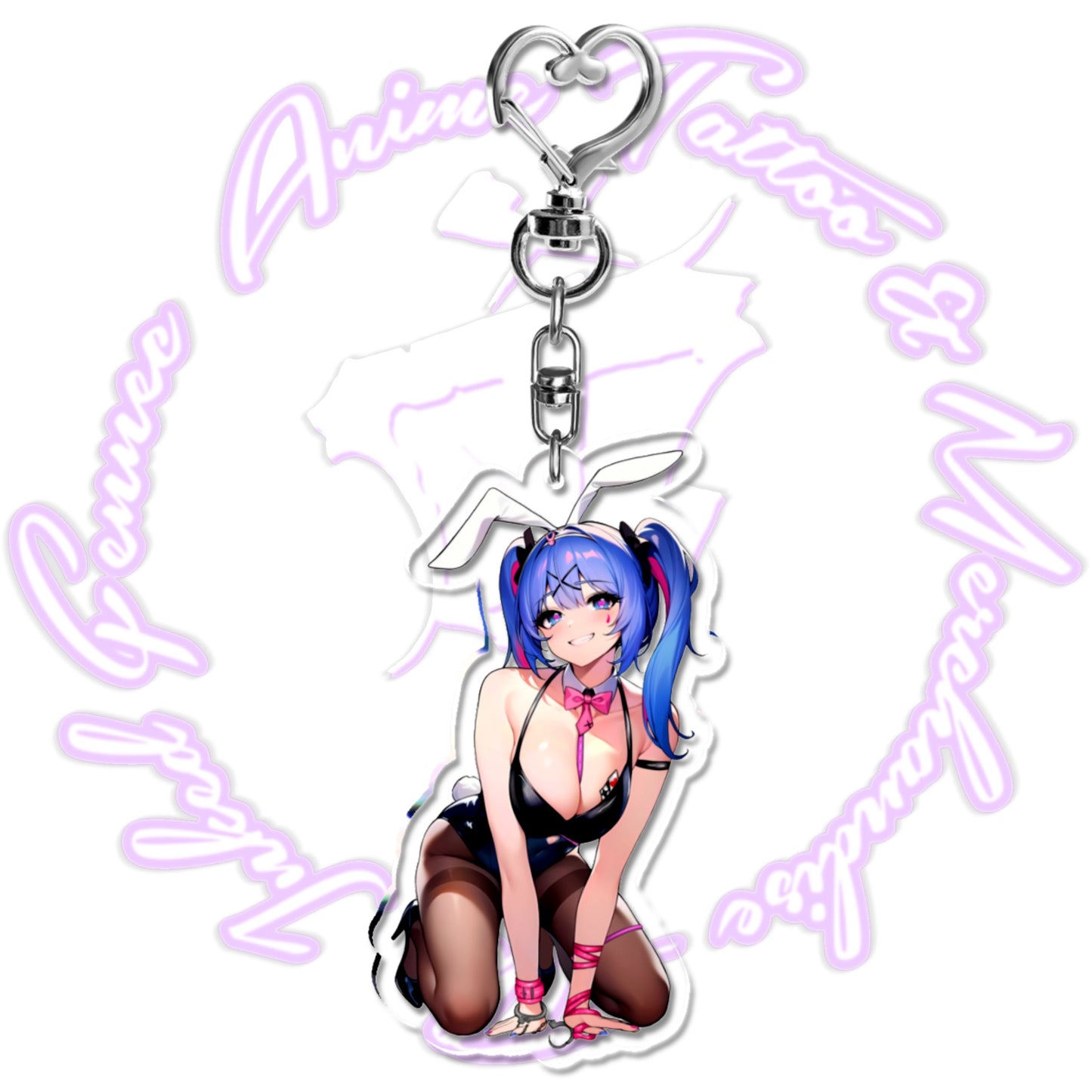 MIKU RABBIT HOLE KEYCHAIN