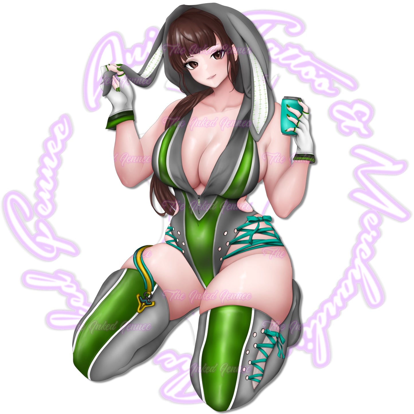 EVE BUNNY SUIT STICKER