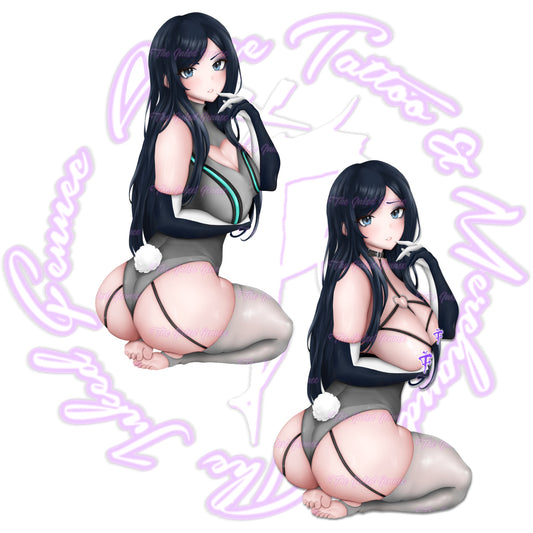 RAVEN BUNNY SUIT STICKER
