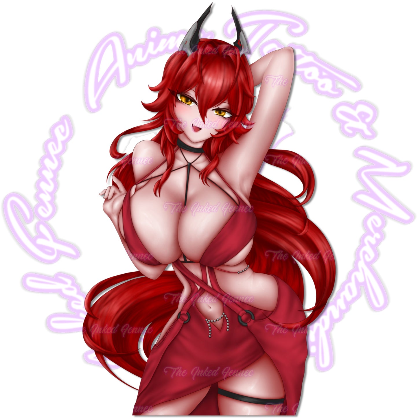RED HOOD NIKKE STICKER (PRE-ORDER)